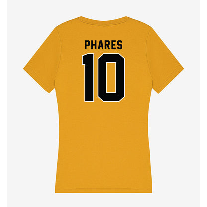 App State - NCAA Football : Colton Phares - Women's V-Neck T-Shirt-1