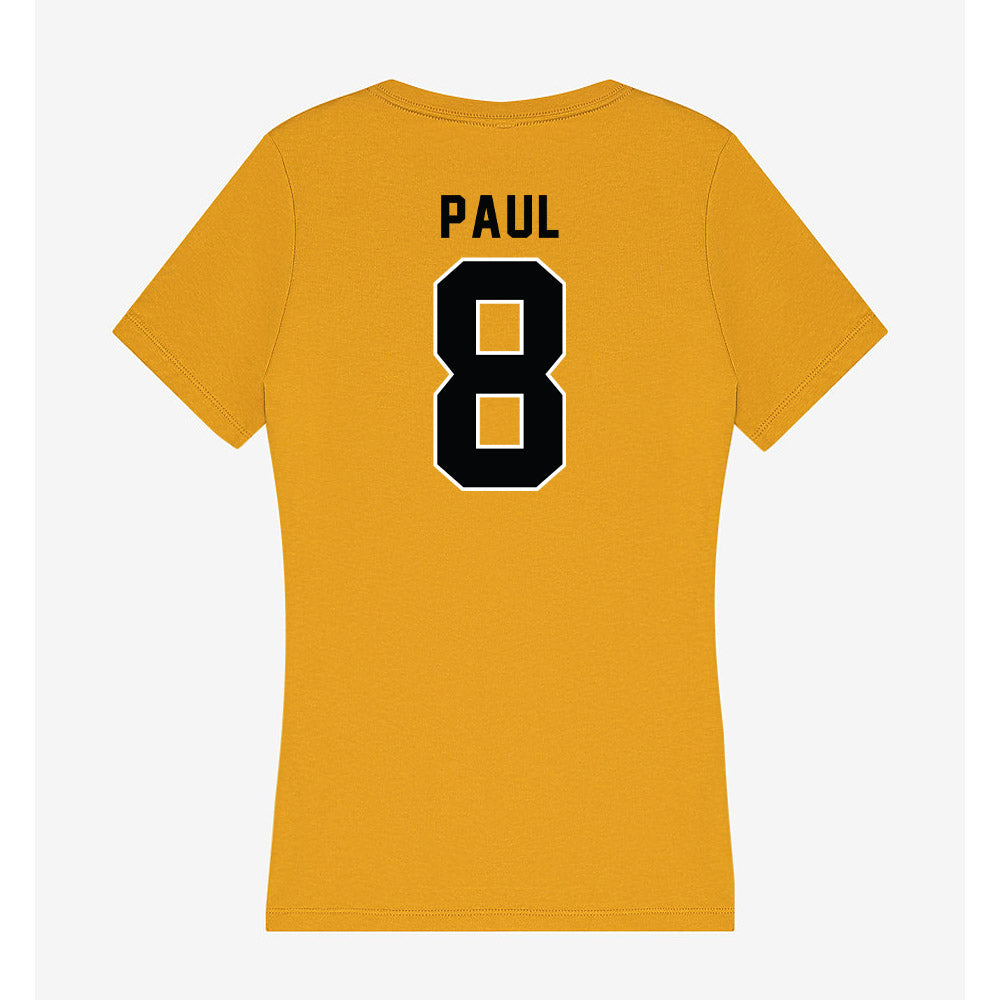 App State - NCAA Football : Kabran Paul - Women's V-Neck T-Shirt-1