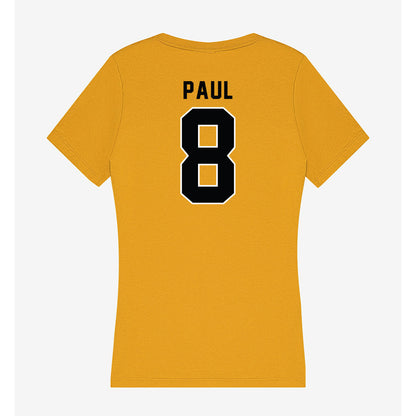 App State - NCAA Football : Kabran Paul - Women's V-Neck T-Shirt-1