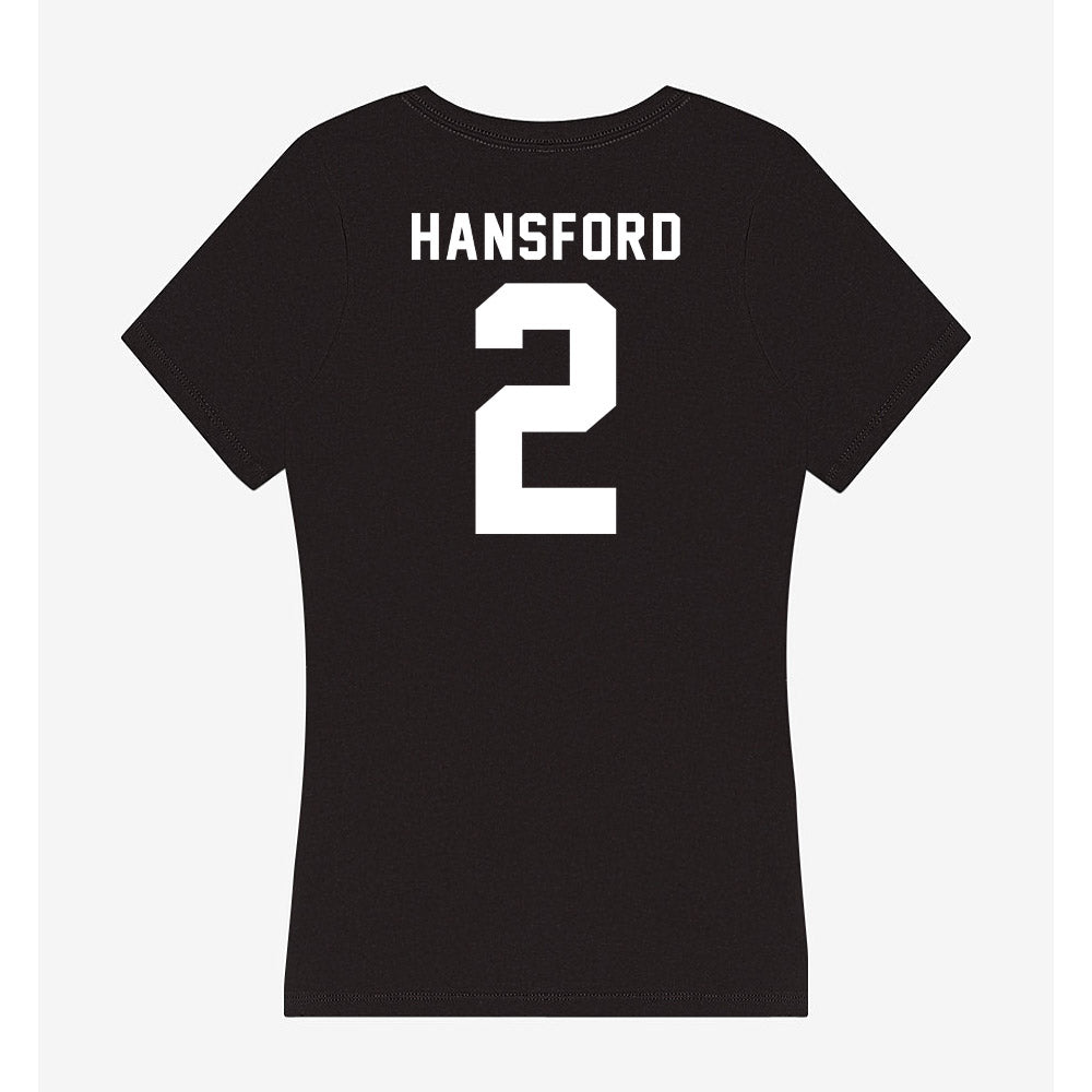 UW Green Bay - NCAA Women's Basketball : Lily Hansford - Women's V-Neck T-Shirt-1
