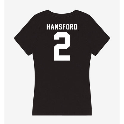 UW Green Bay - NCAA Women's Basketball : Lily Hansford - Women's V-Neck T-Shirt-1