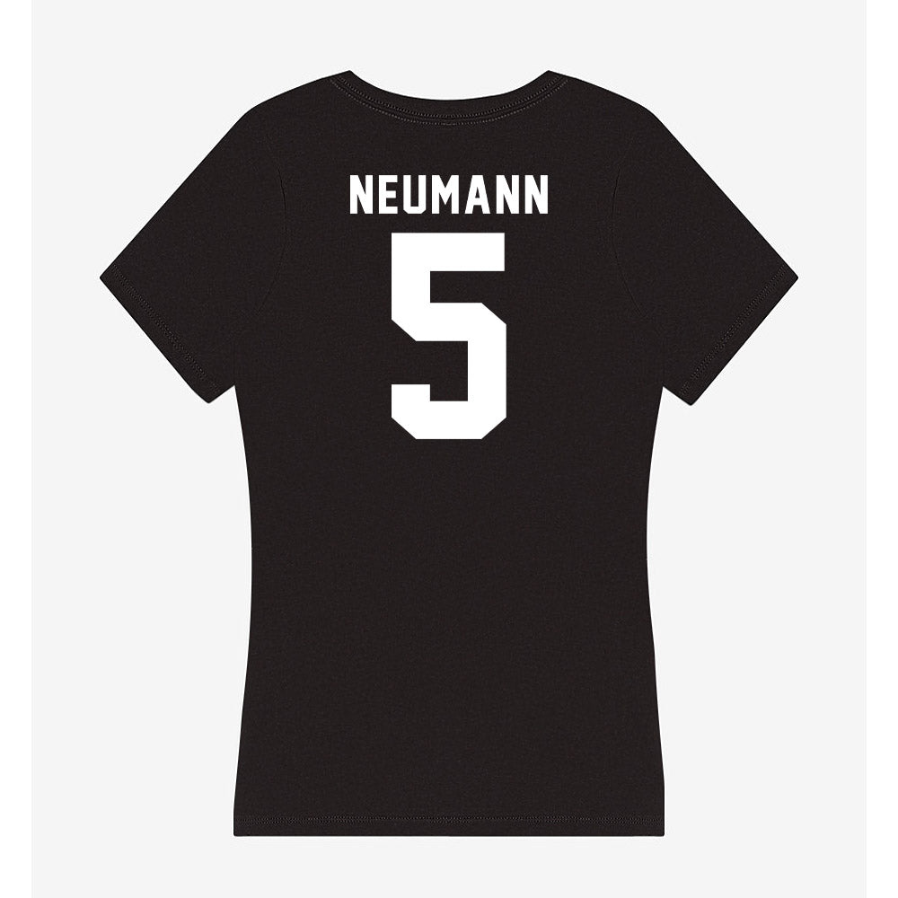 UW Green Bay - NCAA Women's Volleyball : Olivia Neumann - Women's V-Neck T-Shirt-1