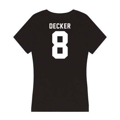 UW Green Bay - NCAA Women's Soccer : Veronica Decker - Women's V-Neck T-Shirt-1