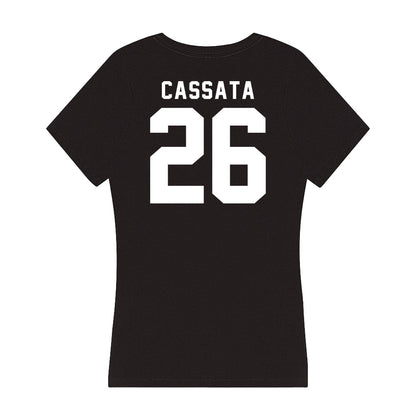 UW Green Bay - NCAA Women's Soccer : Audrey Cassata - Women's V-Neck T-Shirt-1