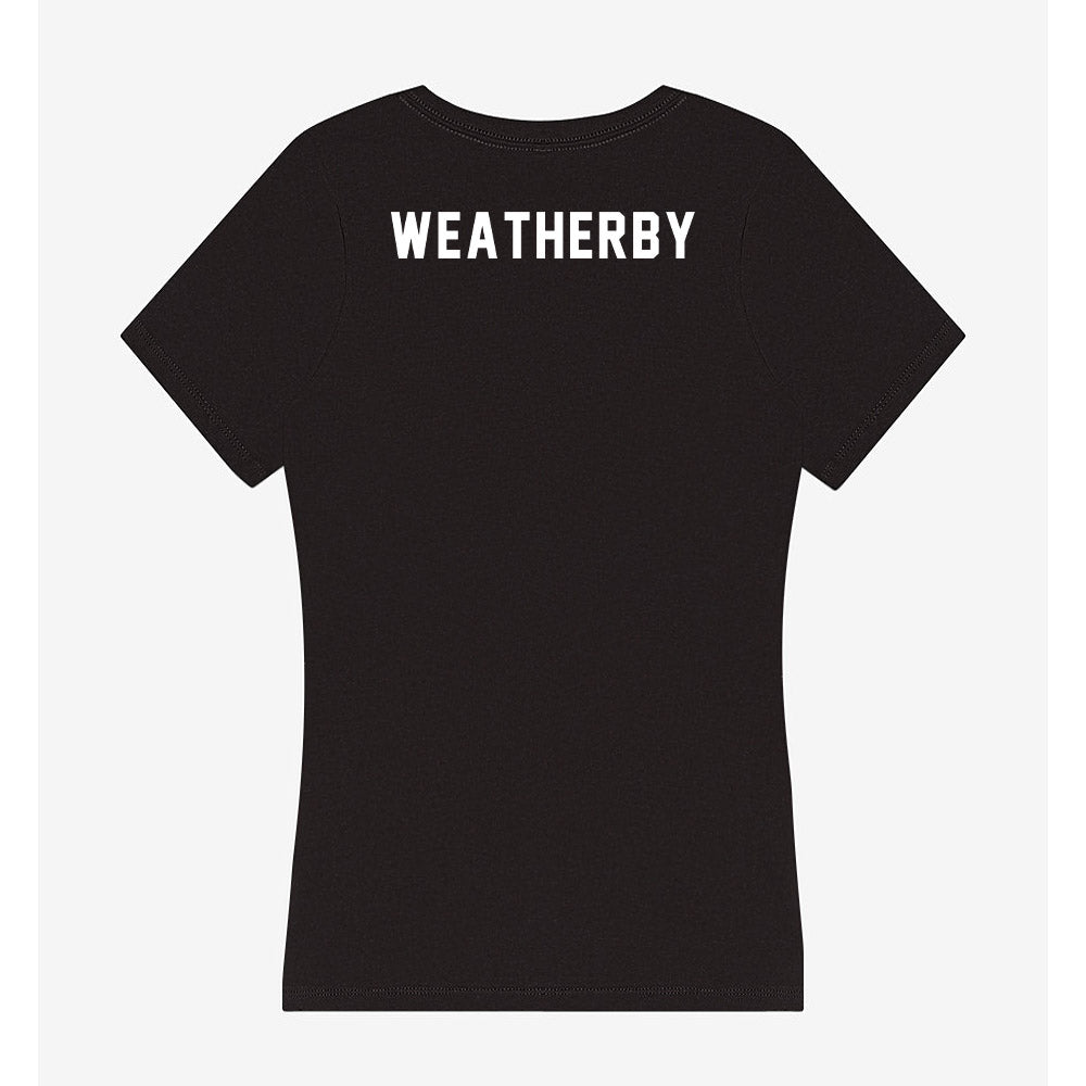 UW Green Bay - NCAA Women's Swimming & Diving : Laney Weatherby - Women's V-Neck T-Shirt-1