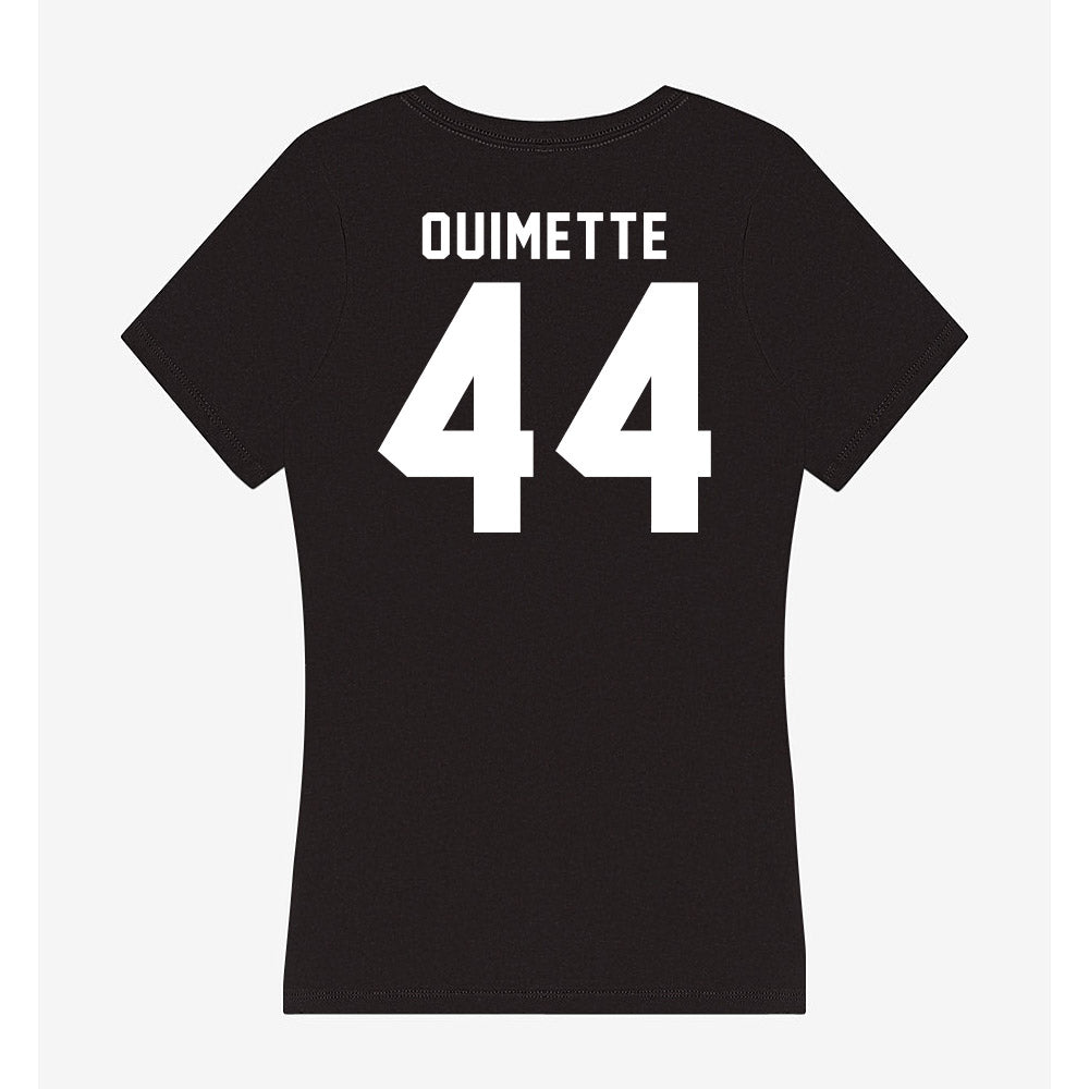 UW Green Bay - NCAA Women's Basketball : Kristina Ouimette - Women's V-Neck T-Shirt-1