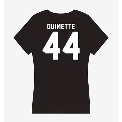 UW Green Bay - NCAA Women's Basketball : Kristina Ouimette - Women's V-Neck T-Shirt-1