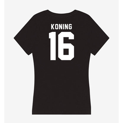 UW Green Bay - NCAA Women's Volleyball : Gillian Koning - Women's V-Neck T-Shirt-1