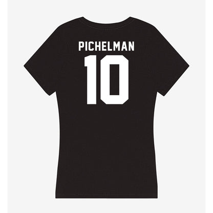 UW Green Bay - NCAA Women's Volleyball : Diane Pichelman - Women's V-Neck T-Shirt-1
