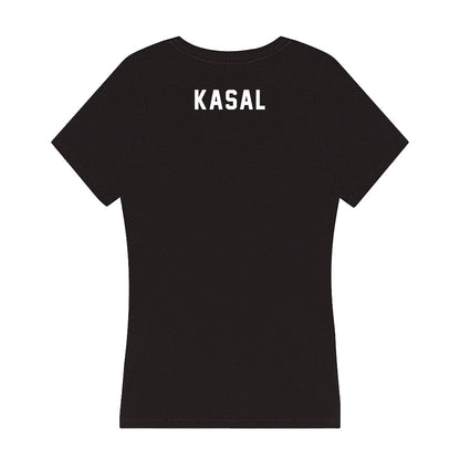  - NCAA Men's Swimming & Diving : Max Kasal - Women's V-Neck T-Shirt-2