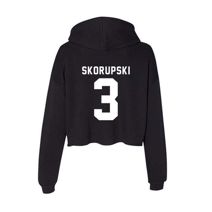 UW Green Bay - NCAA Women's Basketball : Madison Skorupski - Women's Crop Fleece Hoodie-1