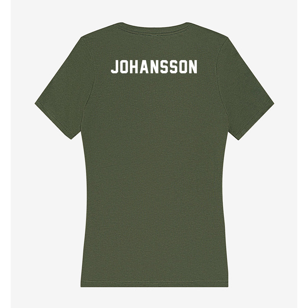 UW Green Bay - NCAA Skiing : Fisk Johansson - Women's V-Neck T-Shirt-1