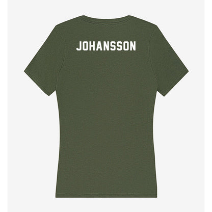 UW Green Bay - NCAA Skiing : Fisk Johansson - Women's V-Neck T-Shirt-1