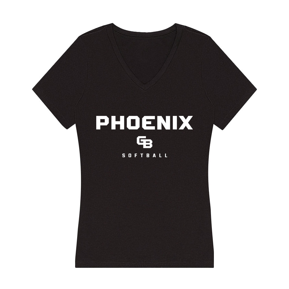 UW Green Bay - NCAA Softball : Sidney LaMotte - Women's V-Neck T-Shirt-0
