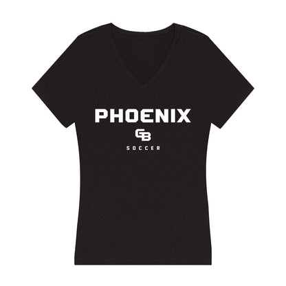 UW Green Bay - NCAA Men's Soccer : Dylan Drendel - Women's V-Neck T-Shirt-0