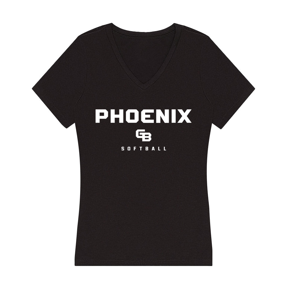 UW Green Bay - NCAA Softball : Emma Krueger - Women's V-Neck T-Shirt-0