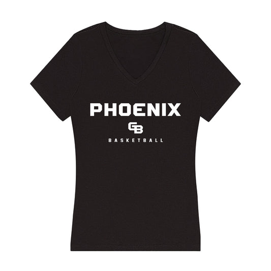 UW Green Bay - NCAA Men's Basketball : Trey Schachter - Women's V-Neck T-Shirt-0