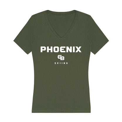 UW Green Bay - NCAA Skiing : Fisk Johansson - Women's V-Neck T-Shirt-0