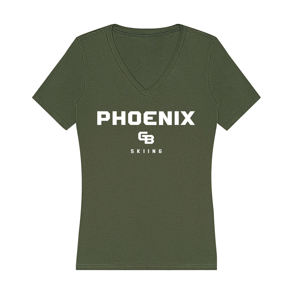 UW Green Bay - NCAA Skiing : Jack Voos - Women's V-Neck T-Shirt-0