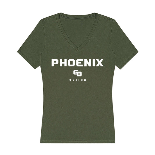 UW Green Bay - NCAA Skiing : Jack Voos - Women's V-Neck T-Shirt-0