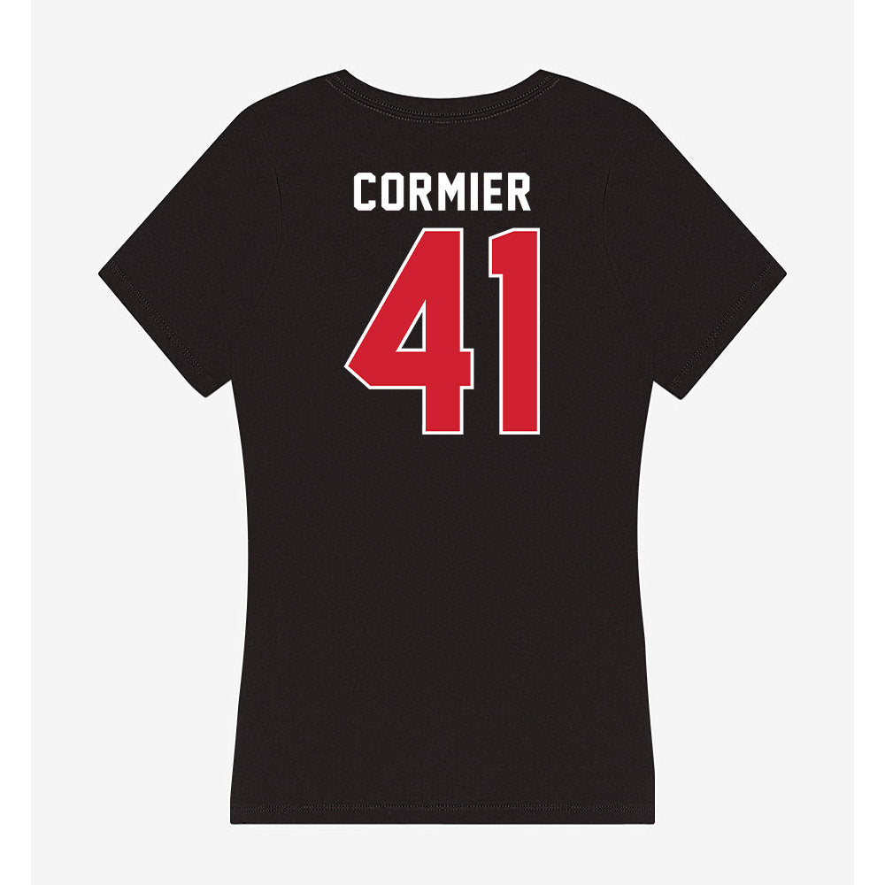 Illinois State - NCAA Baseball : Carson Cormier - Women's V-Neck T-Shirt-1