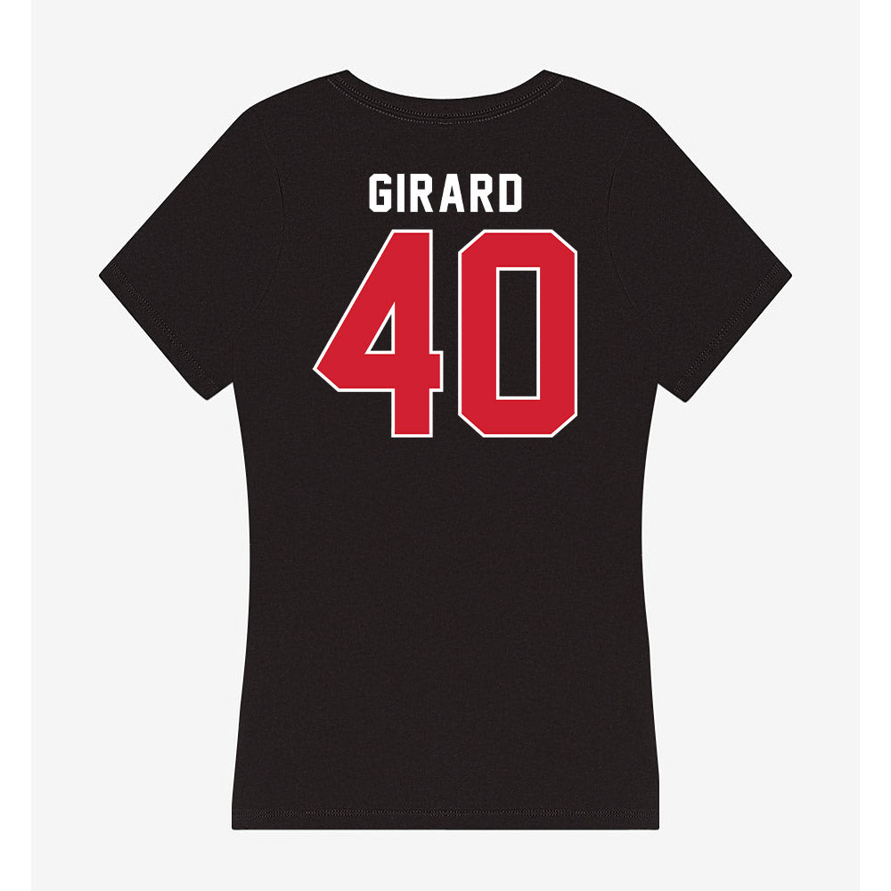 Illinois State - NCAA Baseball : Nolan Girard - Women's V-Neck T-Shirt-1