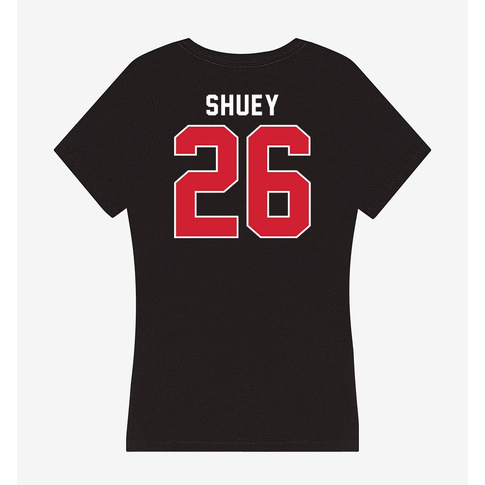 Illinois State - NCAA Baseball : John Shuey - Women's V-Neck T-Shirt-1