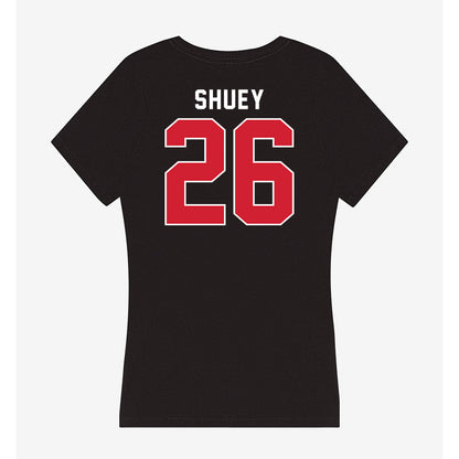 Illinois State - NCAA Baseball : John Shuey - Women's V-Neck T-Shirt-1