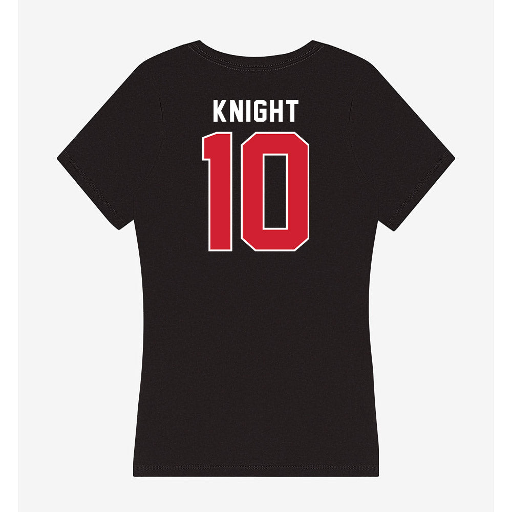 Illinois State - NCAA Football : Andrew Knight - Women's V-Neck T-Shirt-1