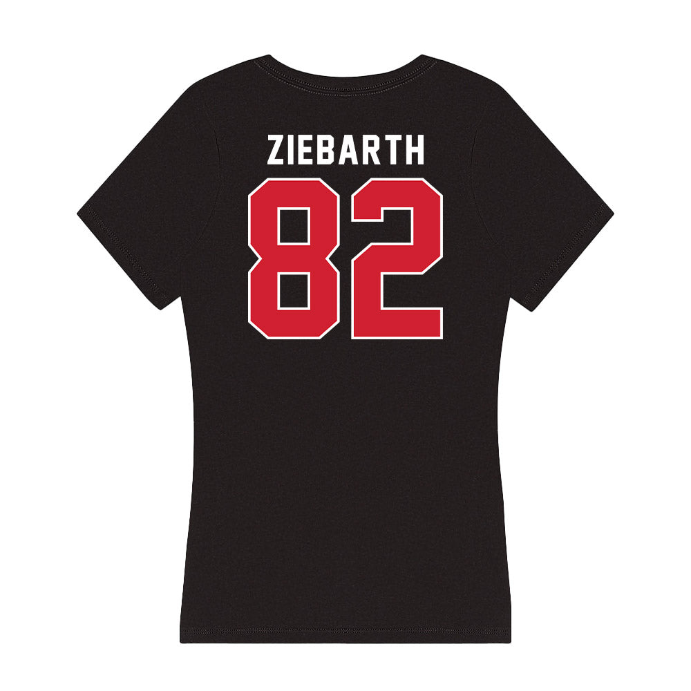 Illinois State - NCAA Football : Max Ziebarth - Women's V-Neck T-Shirt-1