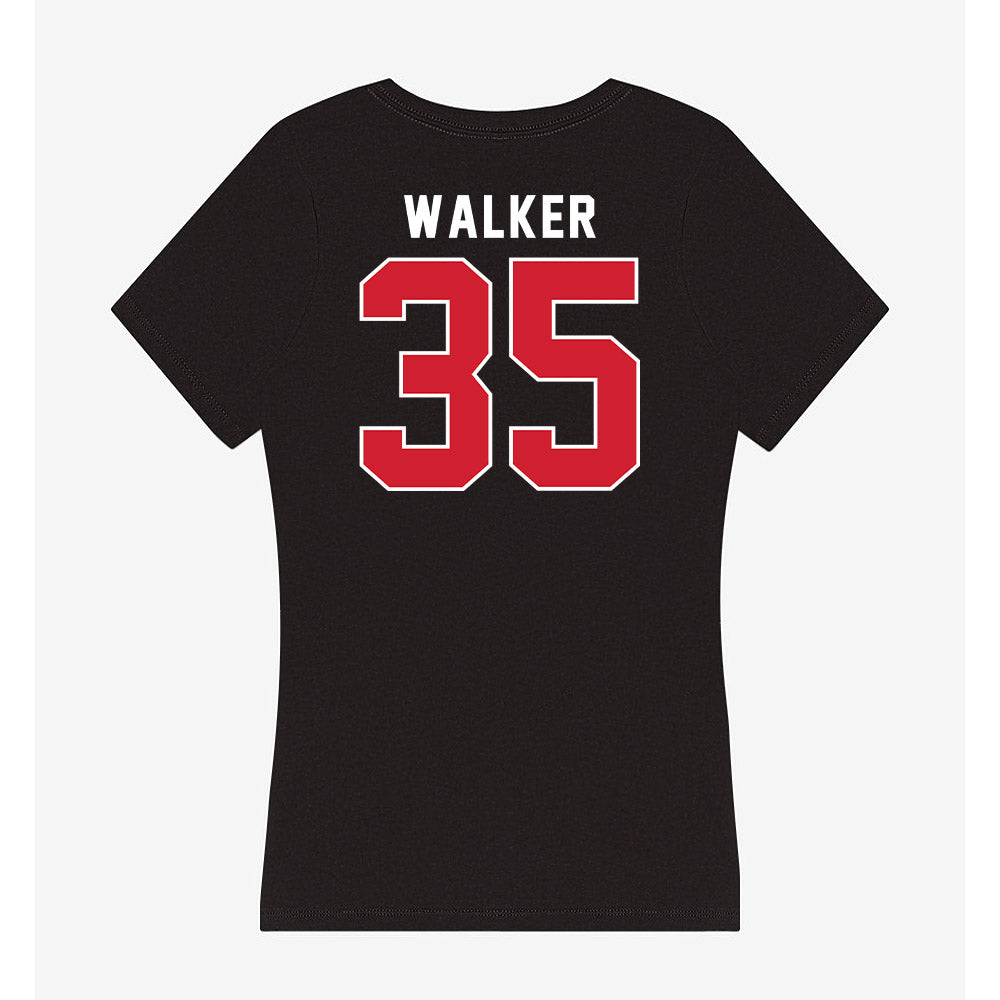 Illinois State - NCAA Men's Basketball : Chase Walker - Women's V-Neck T-Shirt-1