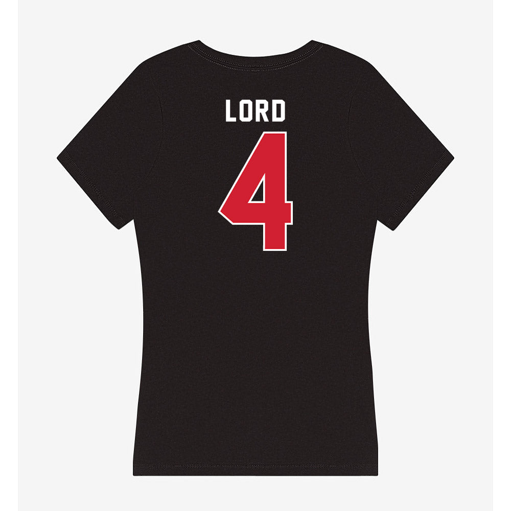 Illinois State - NCAA Football : Dylan Lord - Women's V-Neck T-Shirt-1