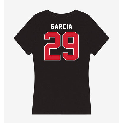 Illinois State - NCAA Women's Soccer : Delia Garcia - Women's V-Neck T-Shirt-1