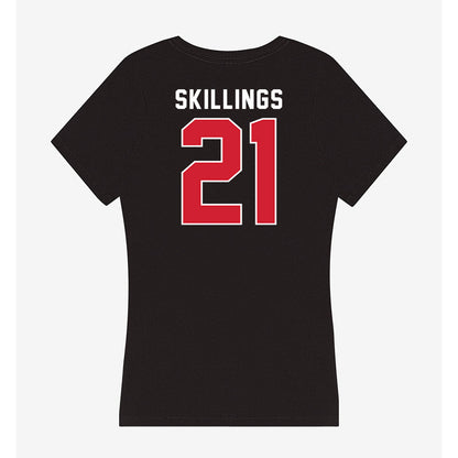 Illinois State - NCAA Football : Quentin Skillings - Women's V-Neck T-Shirt-1