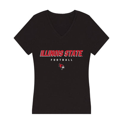 Illinois State - NCAA Football : Max Ziebarth - Women's V-Neck T-Shirt-0