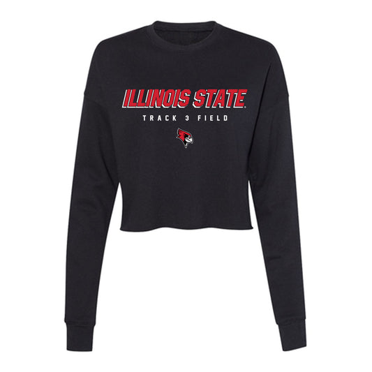 Illinois State - NCAA Men's Track & Field : Rex Hallam - Women's Cropped Crew Fleece-0