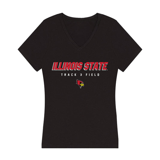 Illinois State - NCAA Men's Track & Field : Isaias Lopez - Women's V-Neck T-Shirt-0