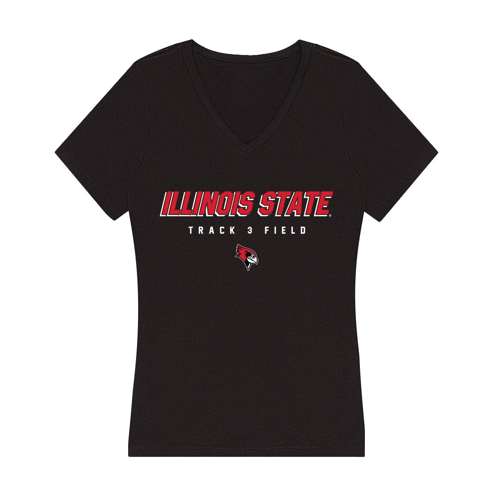 Illinois State - NCAA Women's Track & Field : Nya Browne - Women's V-Neck T-Shirt-0