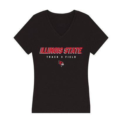 Illinois State - NCAA Women's Track & Field : Nya Browne - Women's V-Neck T-Shirt-0