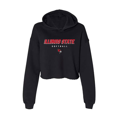 Illinois State - NCAA Softball : Saveea Freeland - Women's Crop Fleece Hoodie-0