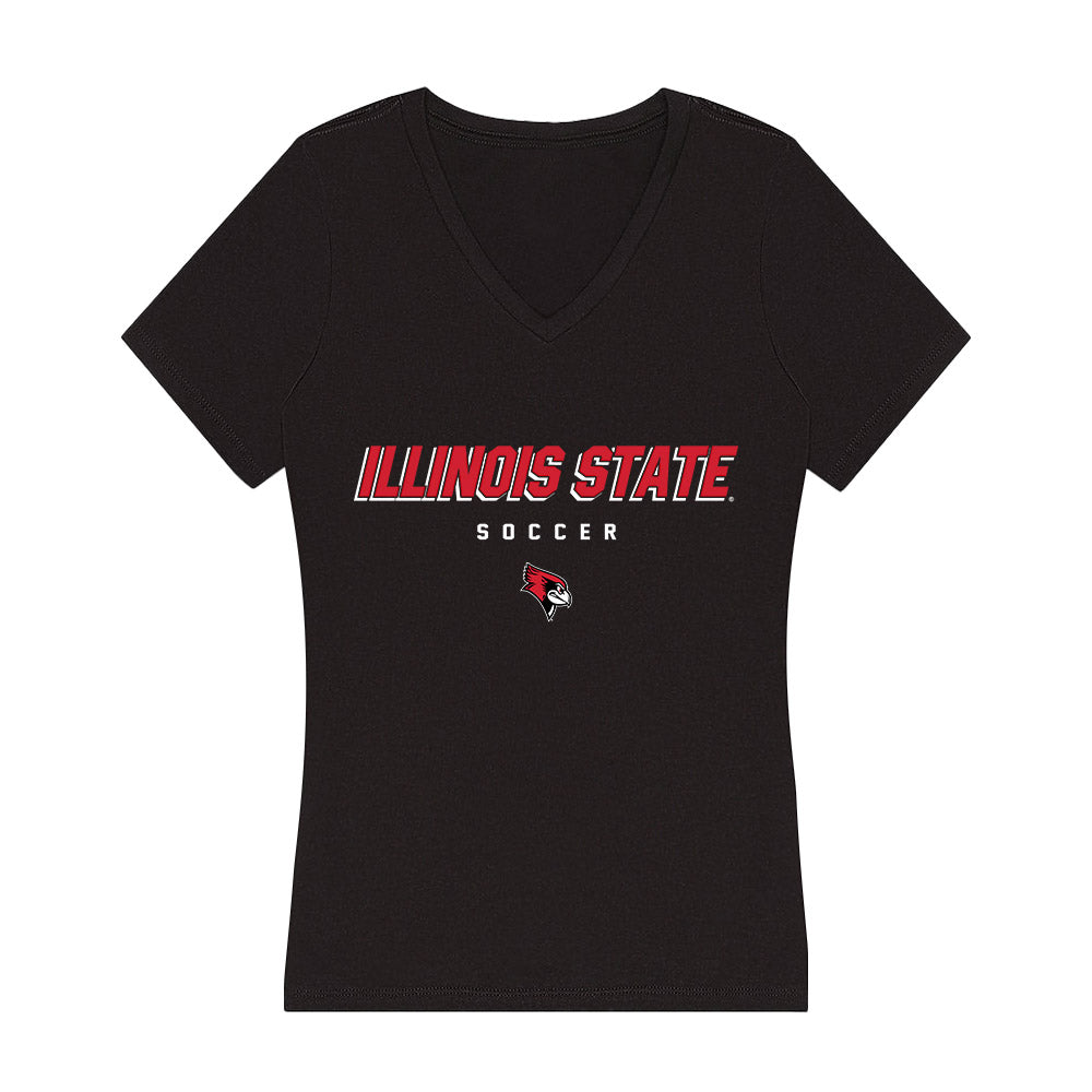 Illinois State - NCAA Women's Soccer : Sammi Cenek - Women's V-Neck T-Shirt-0