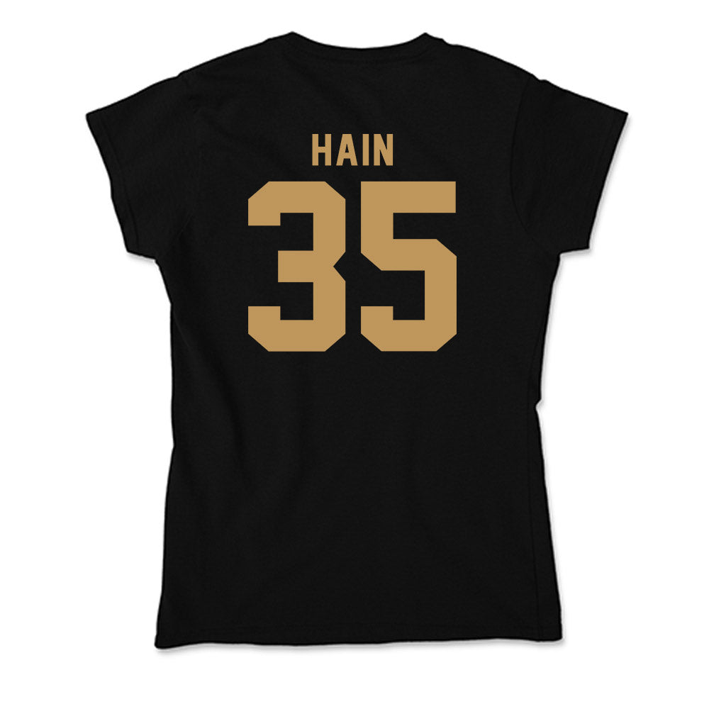 Oakland - NCAA Baseball : Carter Hain - Soft Style Women’s T-Shirt-1