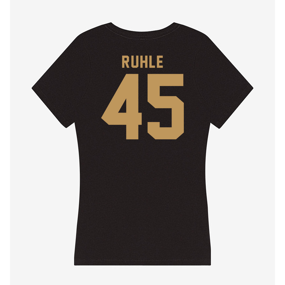 Oakland - NCAA Baseball : Stephen Ruhle - Women's V-Neck T-Shirt-1