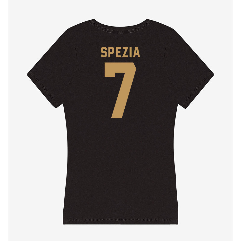 Oakland - NCAA Baseball : Cam Spezia - Women's V-Neck T-Shirt-1