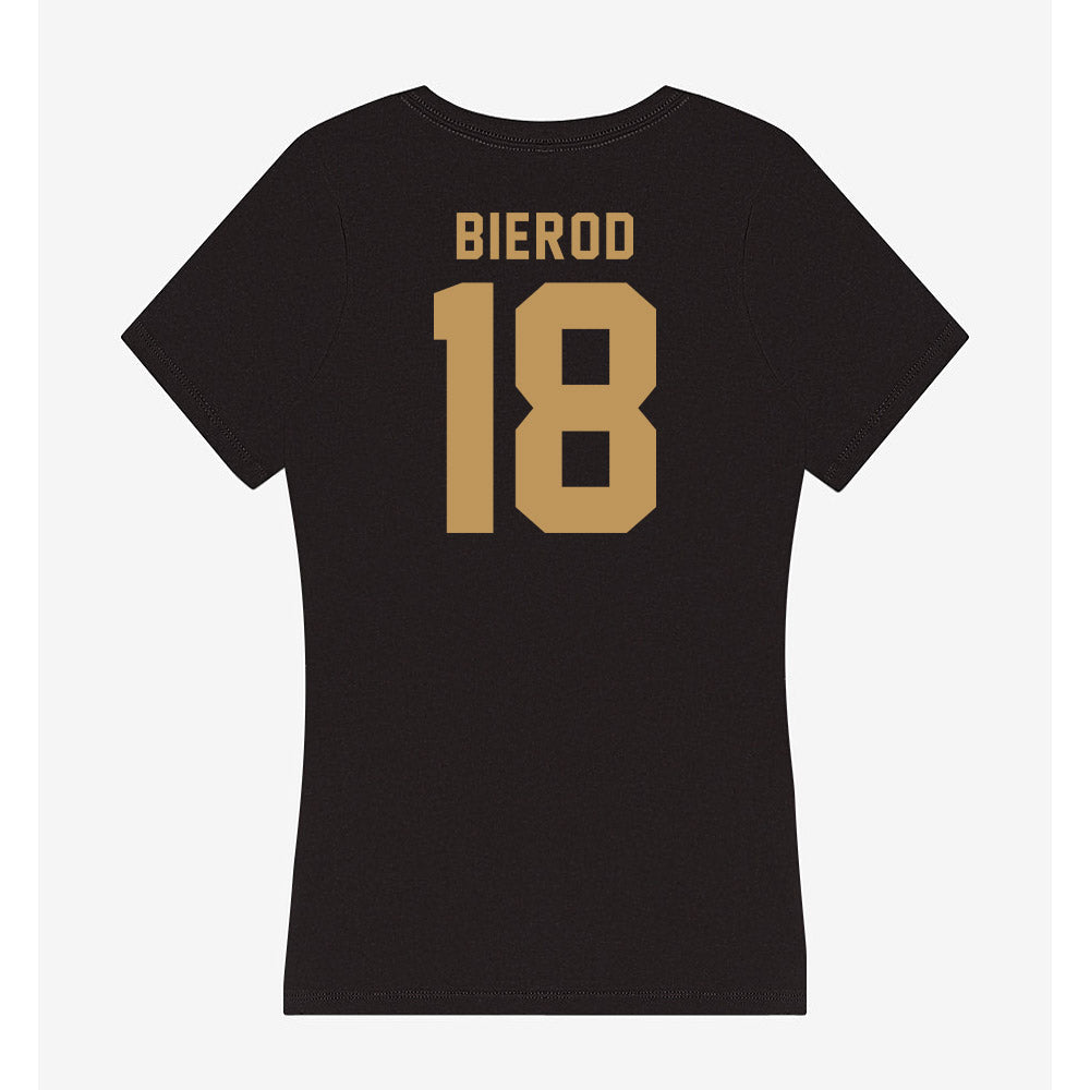 Oakland - NCAA Women's Soccer : Isabella Bierod - Women's V-Neck T-Shirt-1