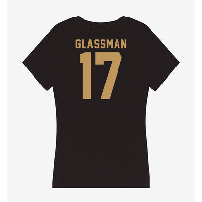 Oakland - NCAA Baseball : Ethan Glassman - Women's V-Neck T-Shirt-1