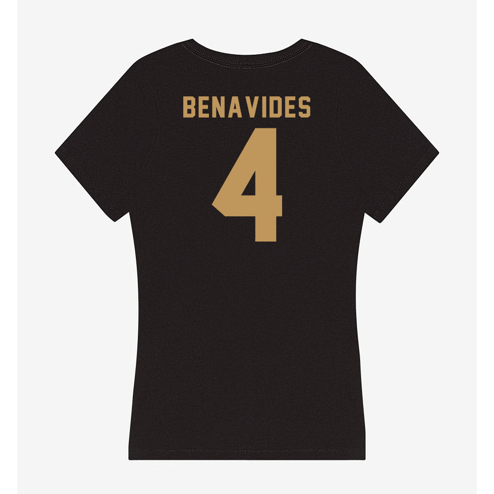 Oakland - NCAA Women's Soccer : Sophia Benavides - Women's V-Neck T-Shirt-1