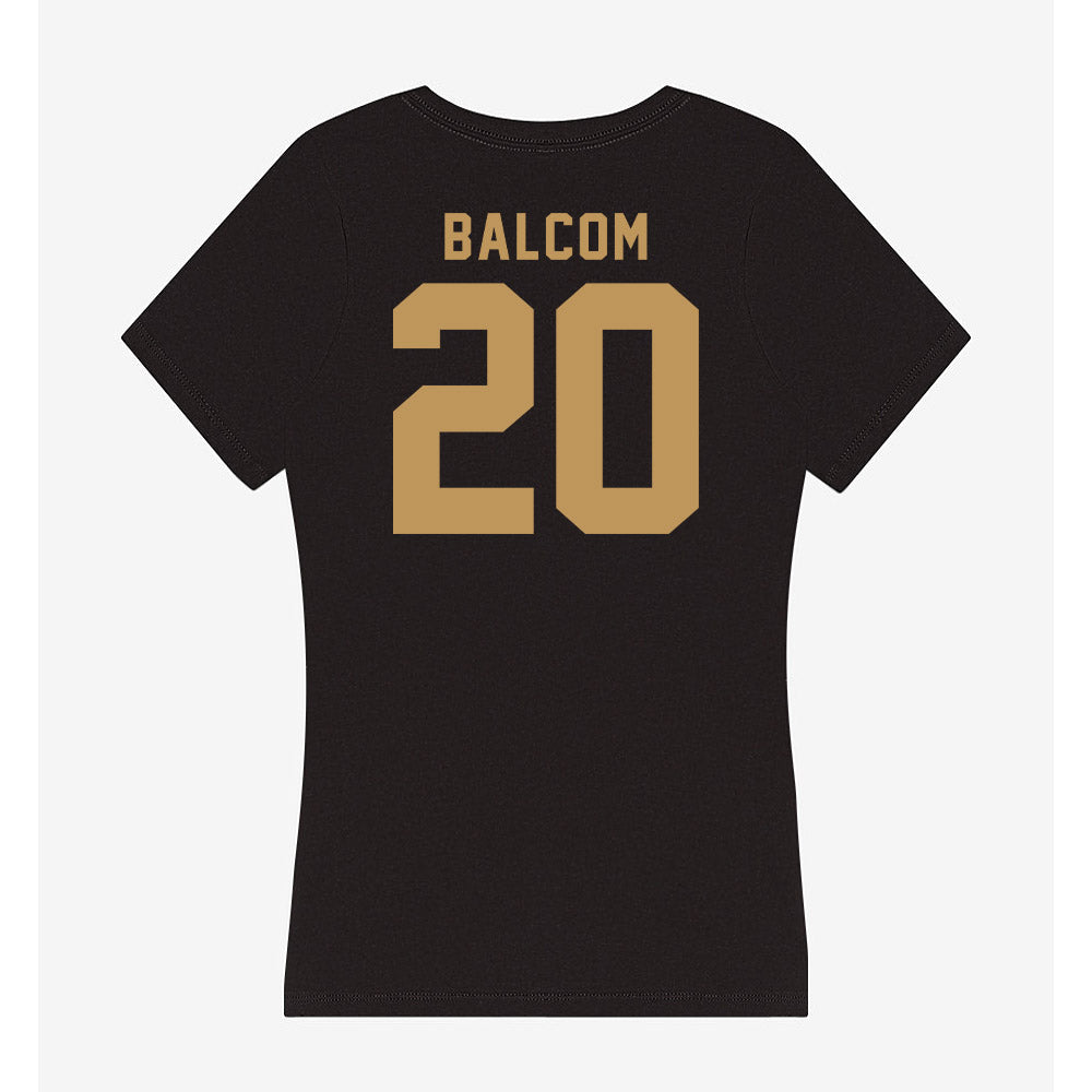 Oakland - NCAA Softball : Alyssa Balcom - Women's V-Neck T-Shirt-1