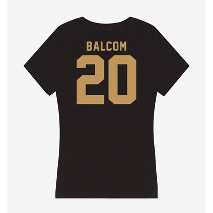 Oakland - NCAA Softball : Alyssa Balcom - Women's V-Neck T-Shirt-1