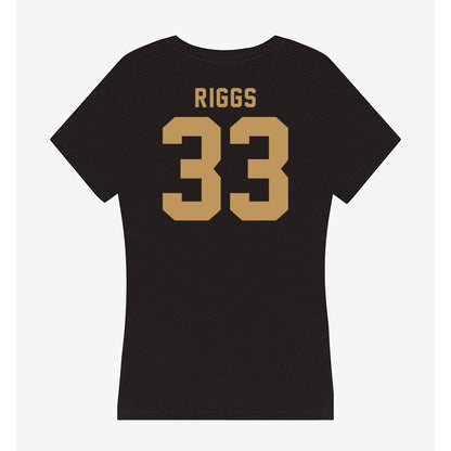Oakland - NCAA Baseball : Luke Riggs - Women's V-Neck T-Shirt-1